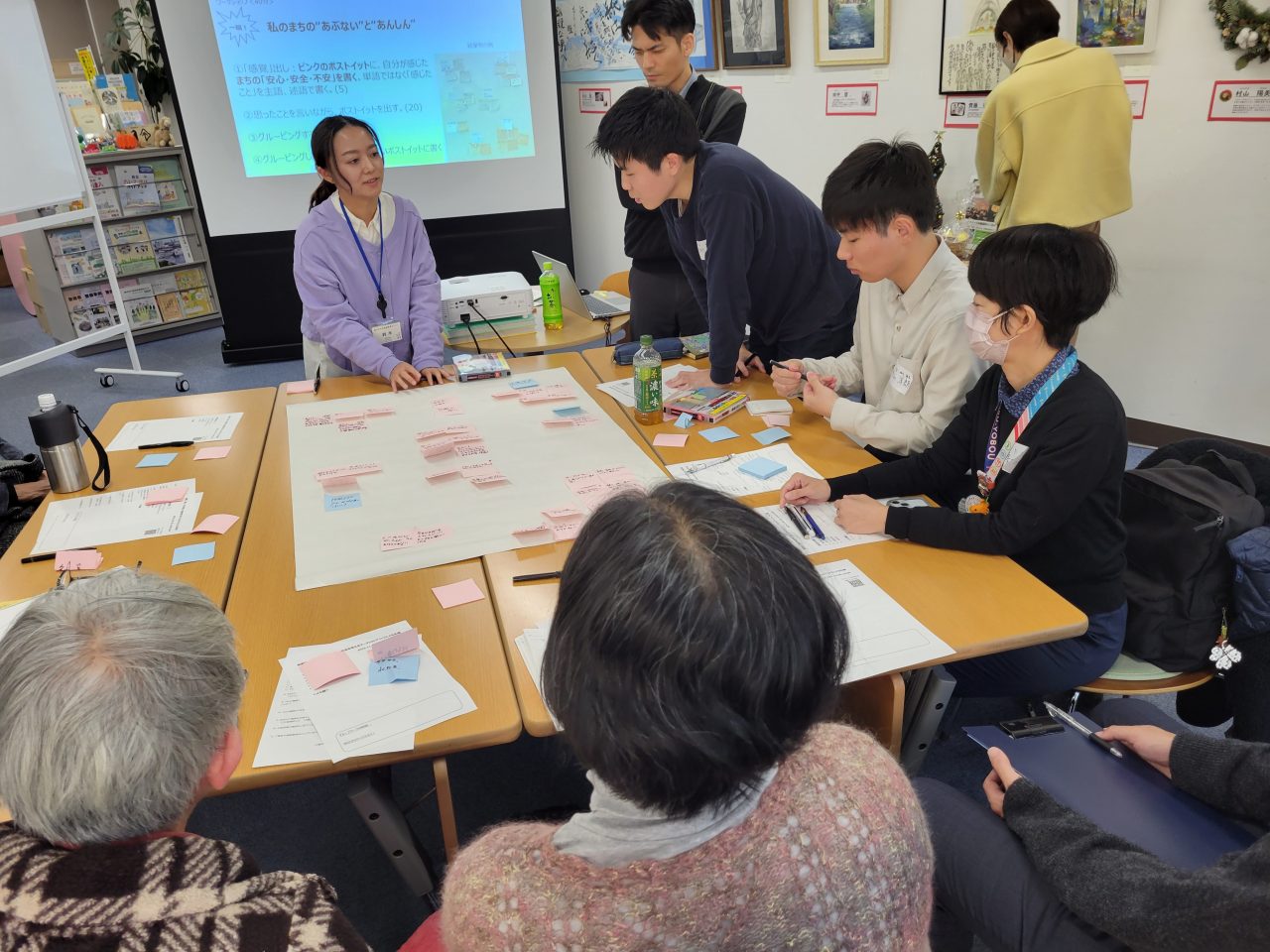 開催レポート　まちの安心・安全を考えるワークショップ写真2　ワークの様子